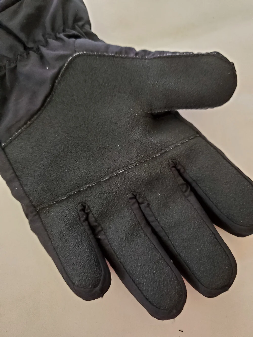 Grandoe Vapor Barrier Black Insulated Textured Winter Ski  Snow Gloves, W Medium